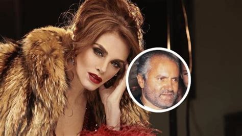 versace y lucia mendez|Lucía Méndez asegura que fue “amiga íntima” de Gianni .